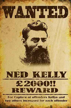 Ned Kelly wanted poster