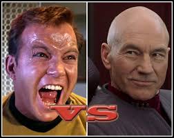 Captain's Kirk and Picard 